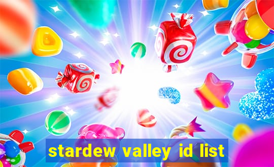 stardew valley id list